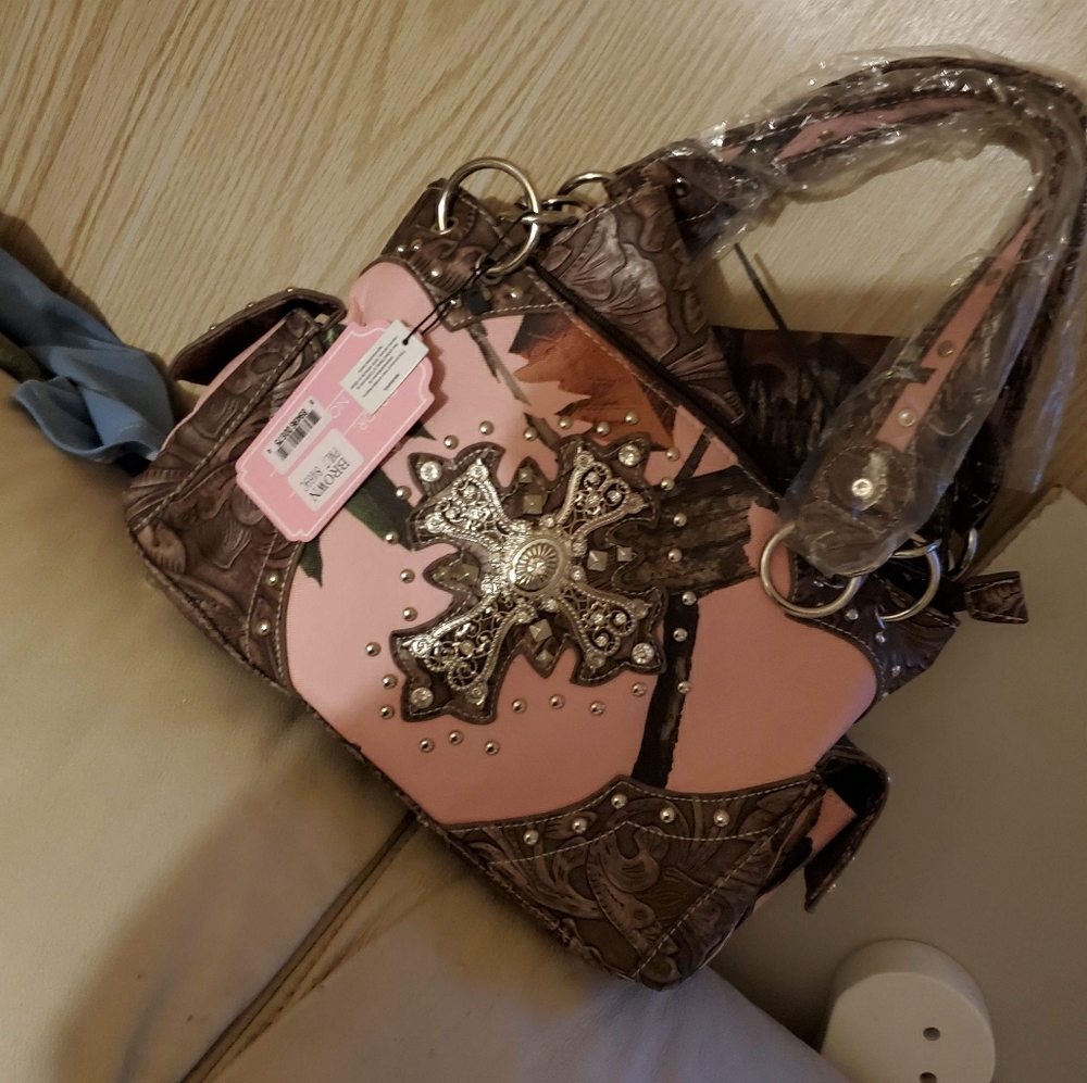 Pink Camo Purse